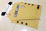 Maillot de Basket #0 gilbert arenas wizards gold print